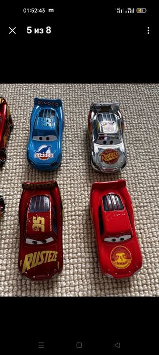 Cars, тачки Mac маквин Mater   Fillmore Sally Red