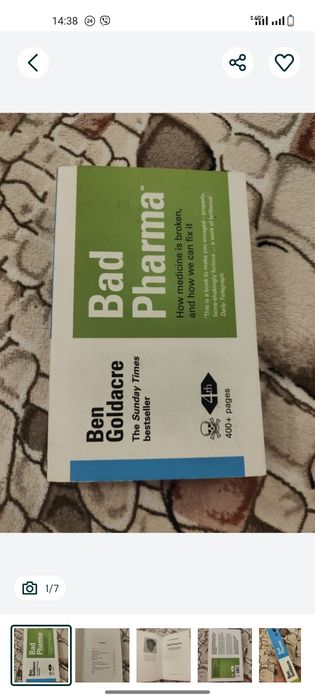 Ben Goldacre bad pharma