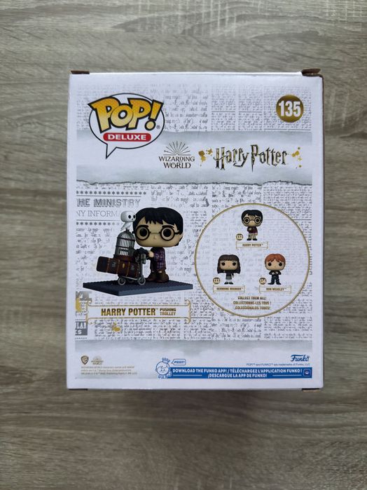 Фігурка Funko Pop Deluxe Harry Potter Pushing Trolley нова оригінал