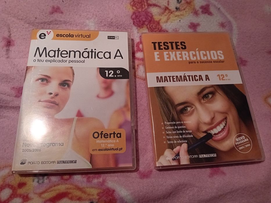 Conjunto de 2 Cds Rom Pc Matemática 12 Ano