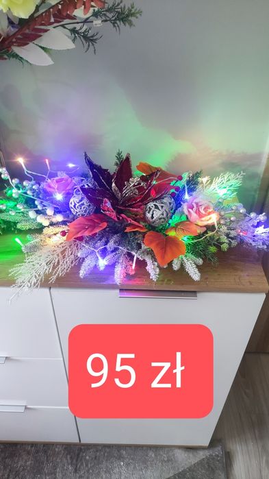 Stroik świąteczny na stół