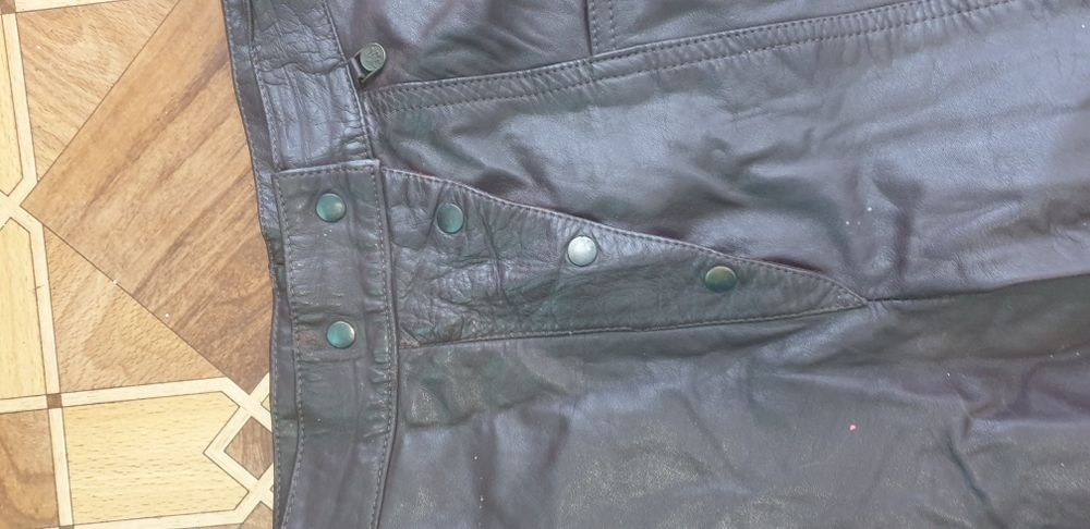 Кожаные брюки .40 размер