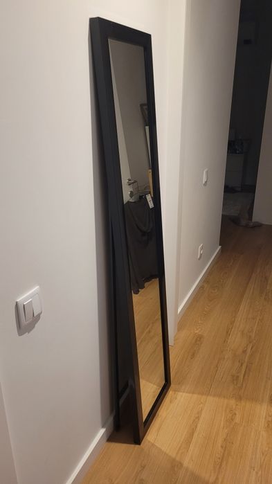 Espelho preto retangular