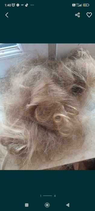 Włosy naturalne na dredy 1 kg