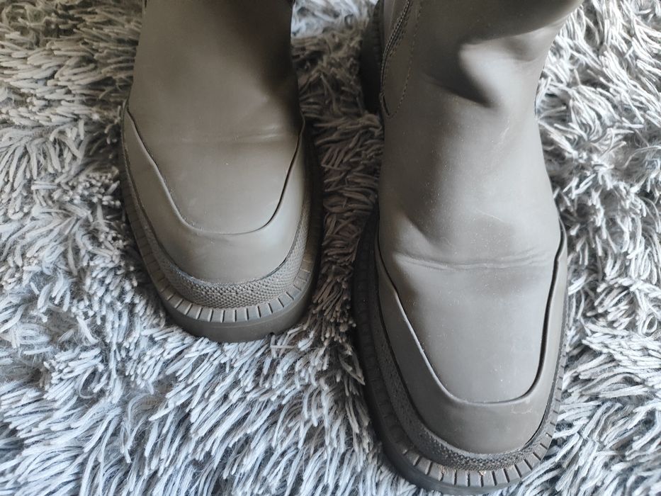 Solidne buty za kostkę Jenny Fairy khaki rozm. 41