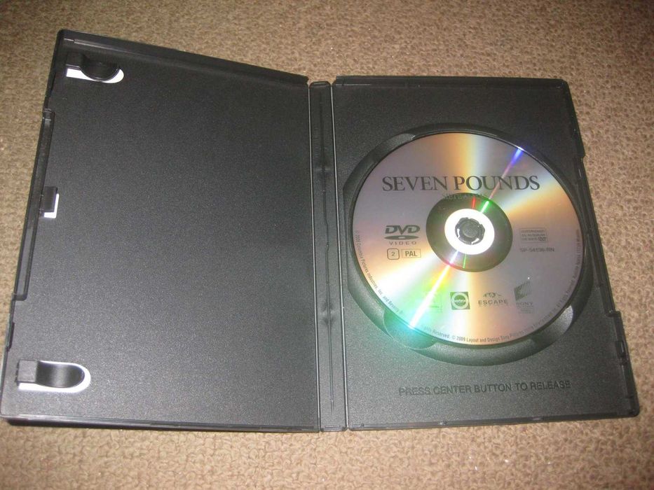 DVD "Sete Vidas" com Will Smith