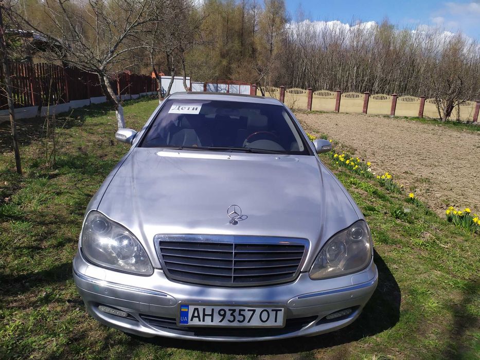 Авто Mersedes s350 w220 Long 3.7 Газ/бензин 2002 г Мерседес S класса Полтава Срочно