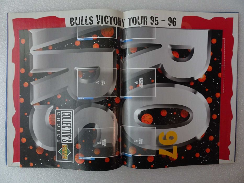 Caderneta de cromos vazia Upper Deck 1996/1997 - NBA Basketball