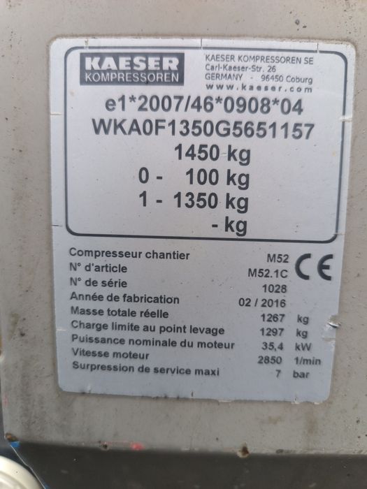 Kompresor Kaeser M52/2016