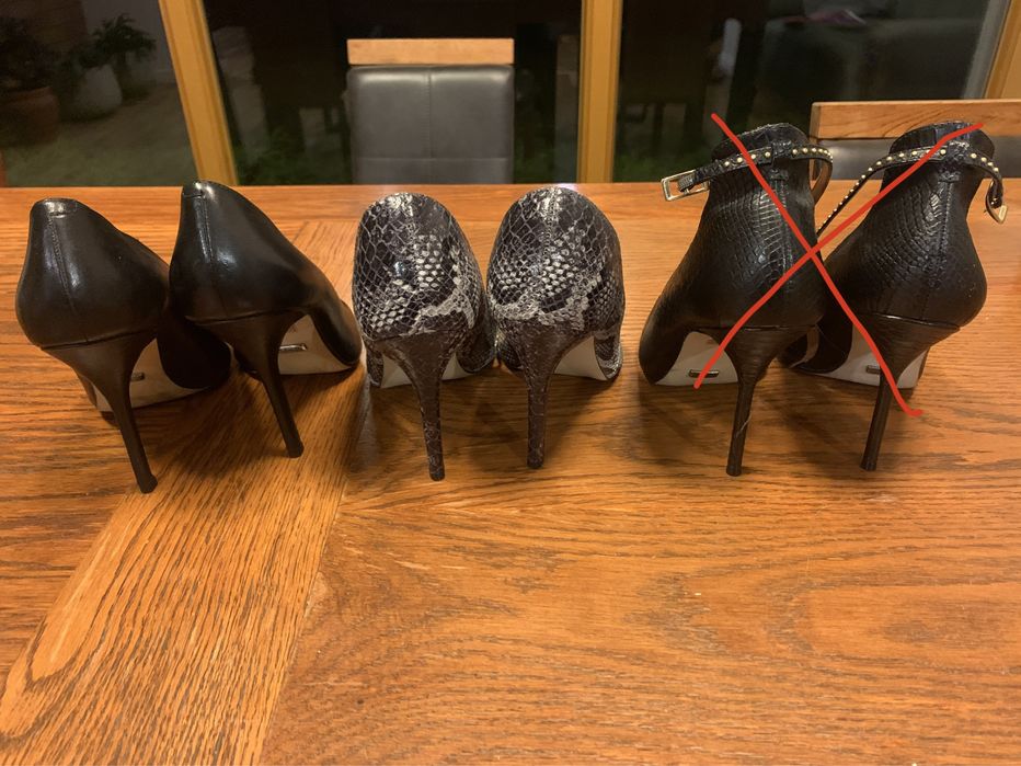 Przecena!! Szpilki Buffalo/Zign 3 pary, wysokie