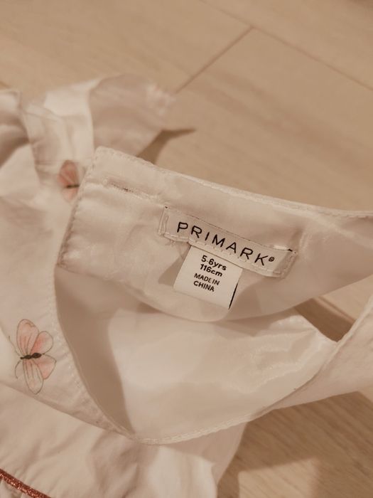 Sukienka wiosenna kwiaty Wielkanoc r. 116 (primark)