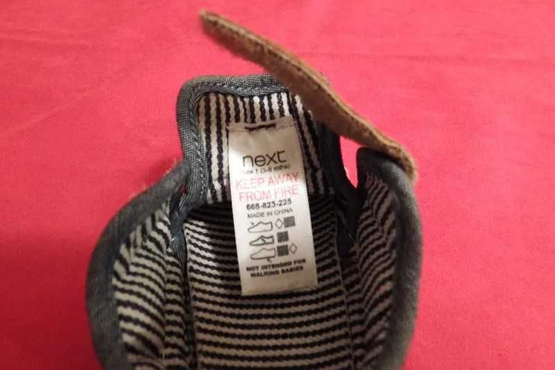 Buciki Next buty butki niechodki buty niemowlęce