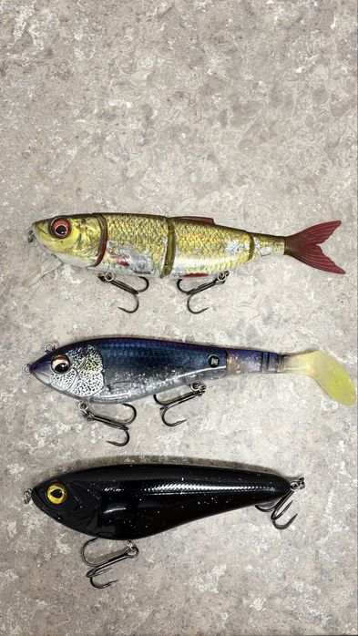 Shimano Yasei Javelin jerk 160 ss, Savage Gear Deviator Tail 200, Savage Gear 4Play V2 16,5