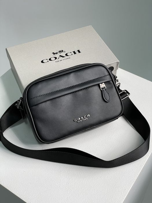 Чоловіча сумка Coach мужская сумка барсетка мессенджер через плечо