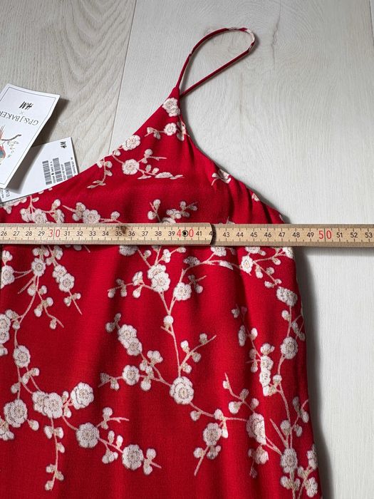 nowy z metką wiskozowy top na ramiączkach H&M rozm 40