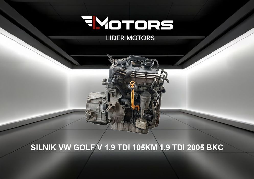 Silnik Vw Golf V 1.9 Tdi 105Km 1.9 Tdi 2005 Bkc