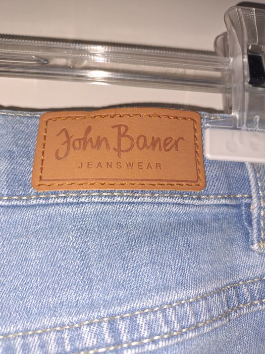 Spodnie jeansowe damskie kuloty szerokie rozm  40