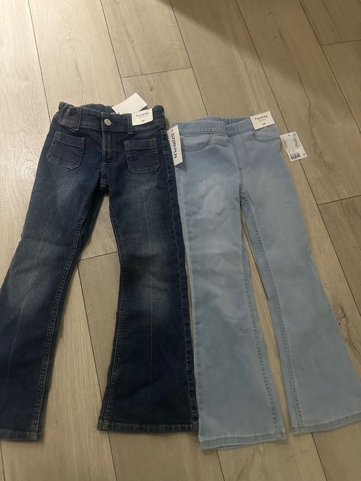 2x Nowe jeansy H&M 122 cm