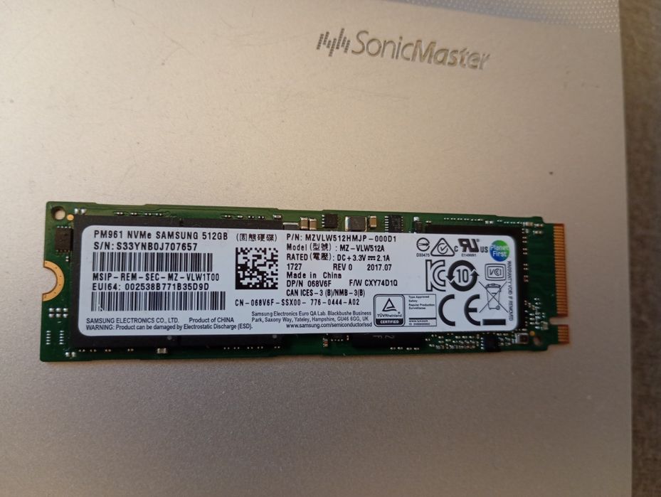 Dysk SSD Samsung 512 GB