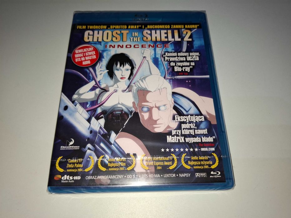 Ghost in the Shell 2 Innocence [Nowa, Polskie Wydanie] Anime Blu-Ray