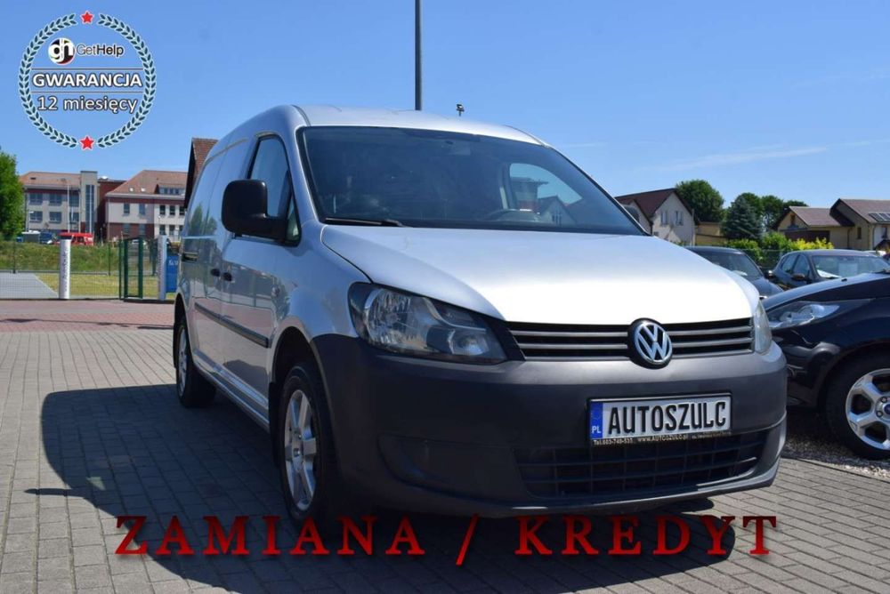 Volkswagen Caddy  1.6 TDI, Zarejestrowany, LONG, Salonowy, 2-Osobowy, Rok Gwarancji