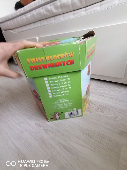 Klocki drewniane xxl