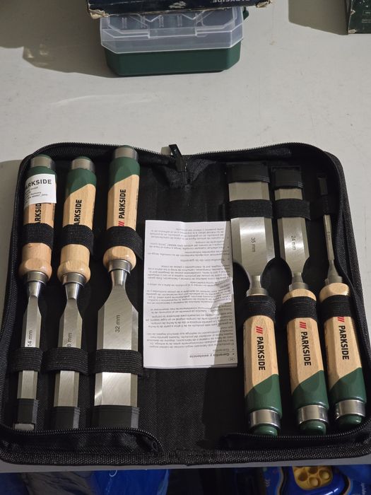 conjunto de formões para madeira