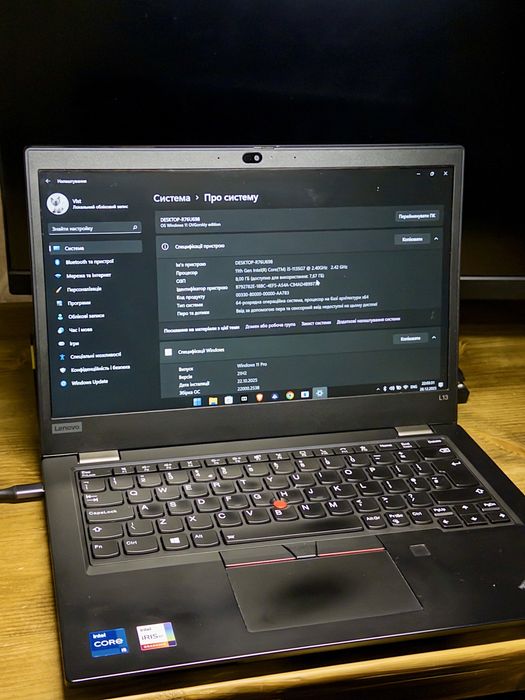 Ноутбук Lenovo ThinkPad L13 Gen 2, i5-1135G7/8GB/128GB, FaceID
