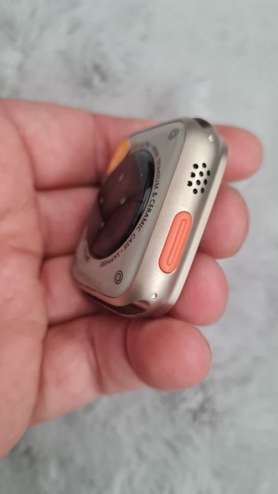 Smartwatch smart watch i7 pro stylizowany na apple watch srebrny biały pasek