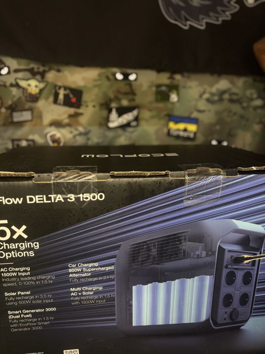 EcoFlow Delta 3 1500 Німечинна, в пломбах, європейські розетки!