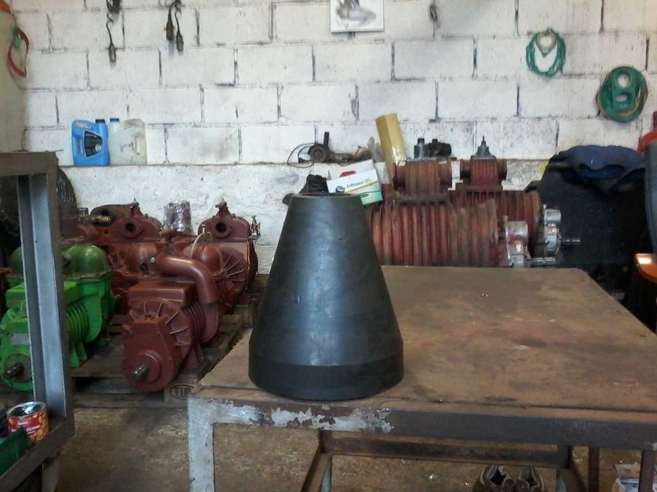 Beczkowóz. Dysza gumowa.