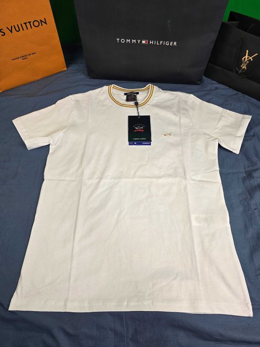 Męska koszulka tshirt Paul & Shark krótki rękaw premium M-XXXL