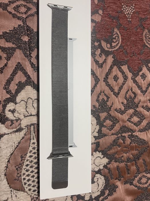 Bracelete Loop Milanesa prateada para Apple watch original
