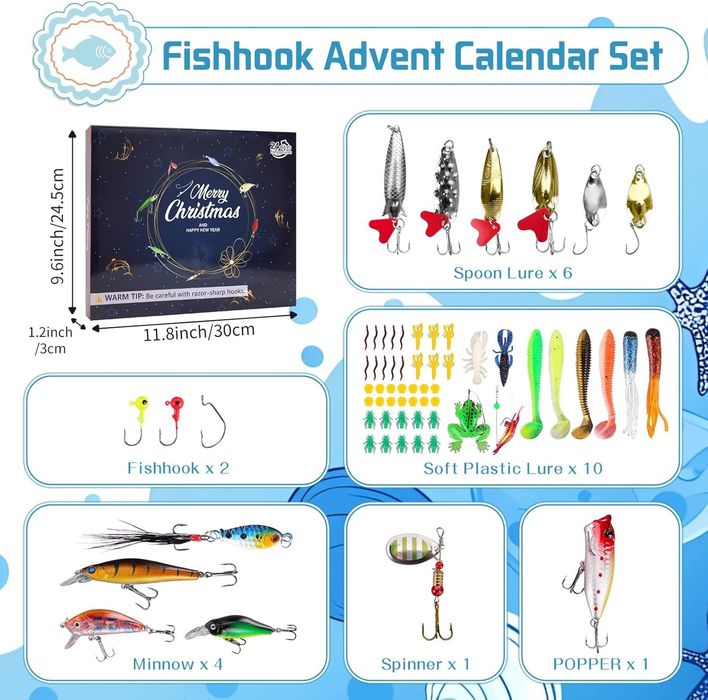 Calendário de Advento 2025 Pesca