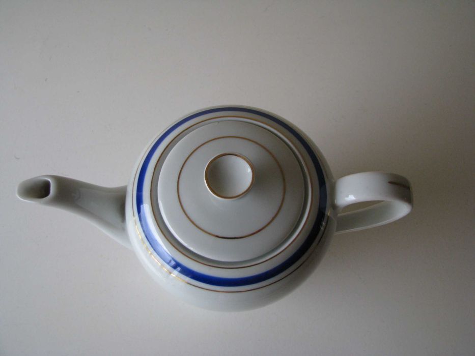 Dzbanek porcelanowy, imbryk Wawel Ruszczyński model Julita lata 60-te