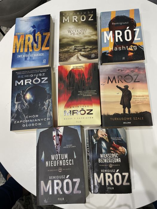 Remigiusz Mróz - Hashtag, W cieniu prawa, Wotum nieufnosci, Turkusowe