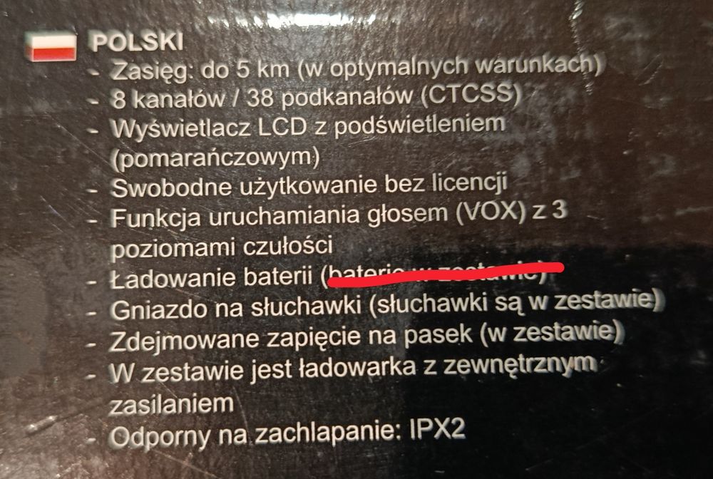 Zestaw krótkofalówek (walkie-talkie) UCOM Twintalker 4710 Duo Combi
