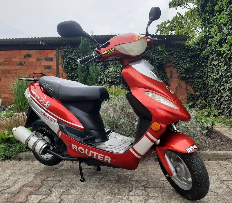 Ładny skuter Romet Router Bassa 50ccm 4t 2012r 3385km 60km/h