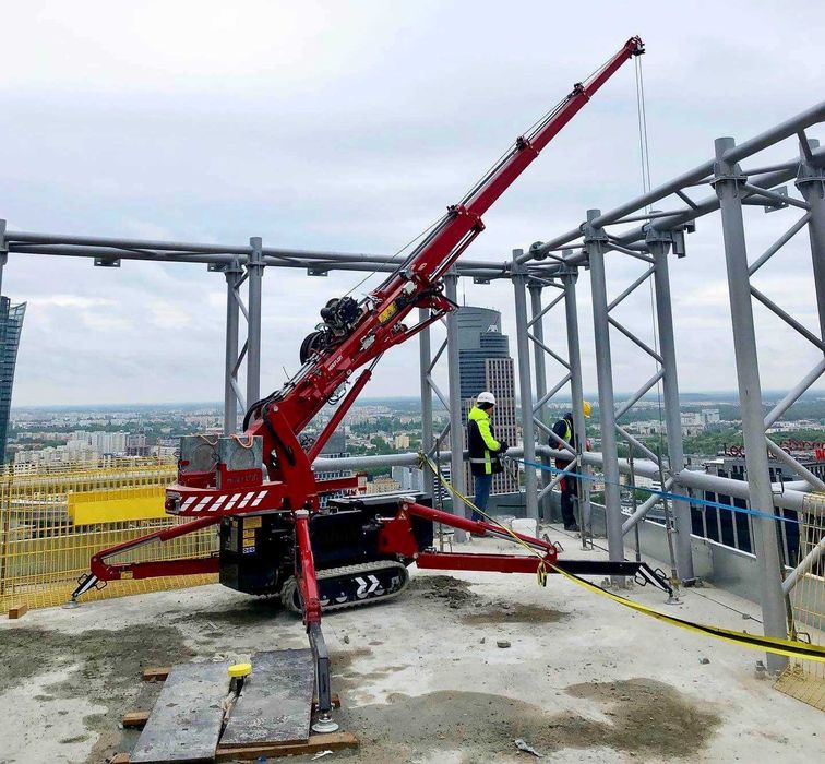 Mini Żuraw Wynajem Z Operatorem//Dźwig Samojezdny//Pająk//Montaż//