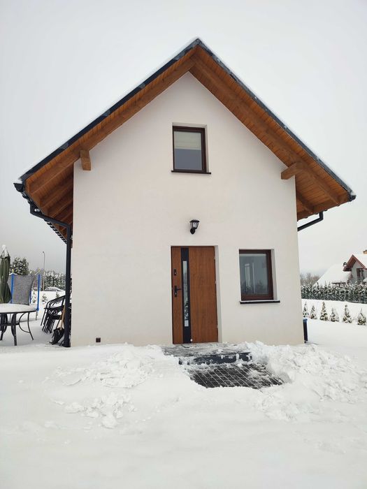 Domek pod Żukowem, kominek, Bieszczady, Widok na góry,Ustrzyki, Solina