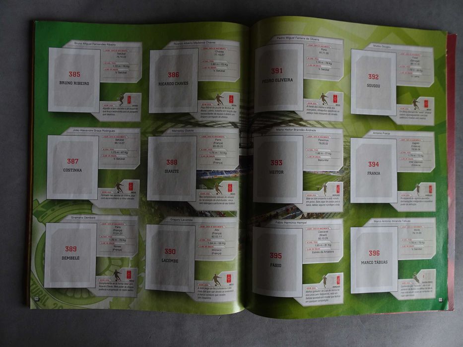 Caderneta de cromos vazia de futebol Futebol 2005/2006 Panini