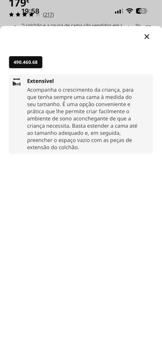 Cama Infantil Extensível + Colchão – Acompanha o Crescimento!
