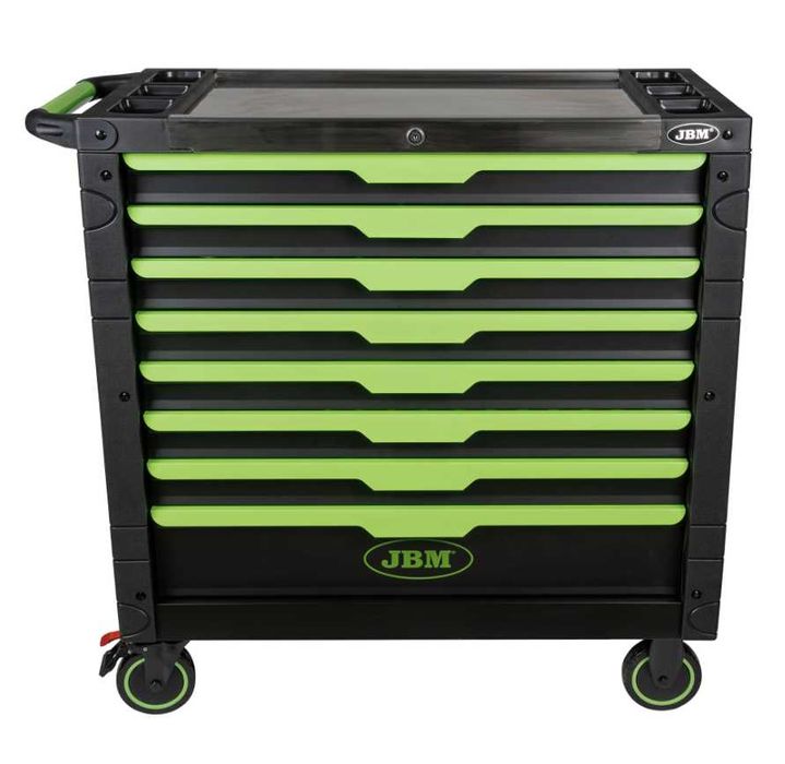 CARRINHO DE FERRAMENTAS XL COM 8 GAVETAS - MONTADO (468 PEÇAS)