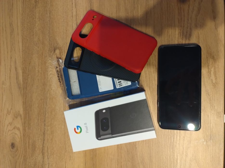 Pixel 8/128 Czarny. Gwarancja 2028. Stan BDB