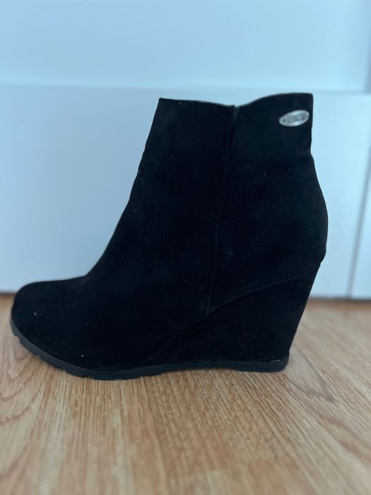 Skórzane botki Big Star roz 37