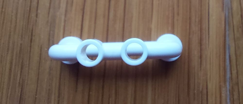 Lego elementy 4083 barierka, płotek biały