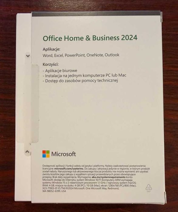Microsoft Office 2024 Home & Business PL BOX (EP2-06675)