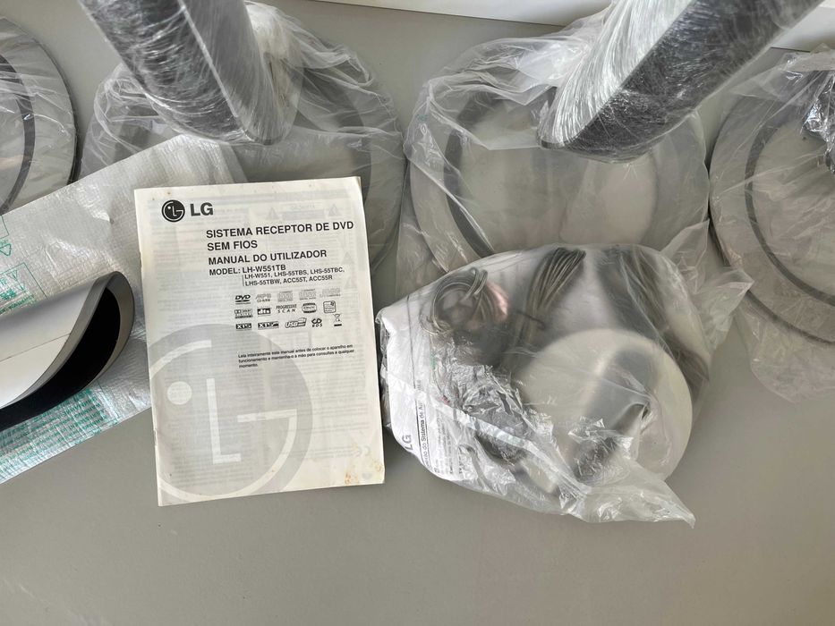 Dvd e dolby surround marca LG -Novo