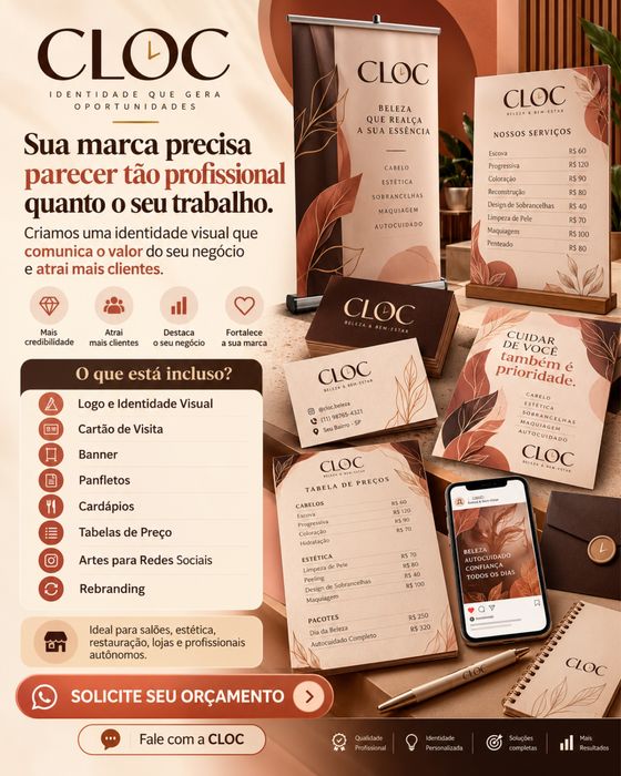 Serviços de webdesing e social midia