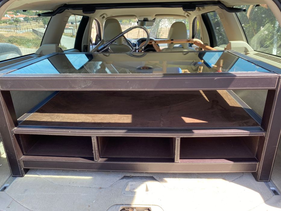 Mesa tampo vidro banak